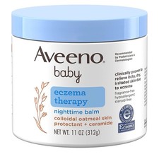 Aveeno Baby Eczema Therapy Nighttime Balm with Oatmeal and Dimethicone 312g | UK