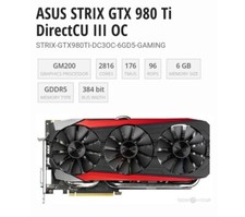 ASUS Nvidia GeForce GTX 980 Ti