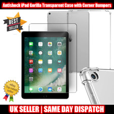 Antishock iPad Gorilla Transparent Case with Corner Bumpers for AIR 1/2/3/9.7/10