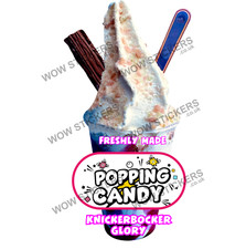 Ice cream van sticker Popping