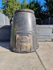 ​Used Straight PLC 220L Composter Bin - Black - Garden Compost