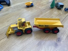 Matchbox Muir Hill Tractor Trailer K5 Yellow Toy Super Kings Vintage 1972