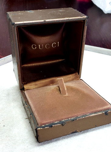 Vintage gucci ring box - vintage,