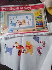Winnie The Pooh And Friends Unfinished  Cross Stitch Kit 