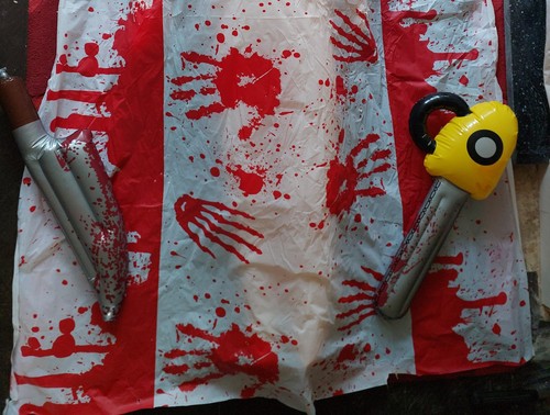 Halloween murder scene - halloween,