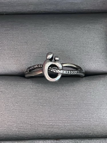 Mother child ring - child,
