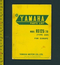 Yamaha RS125 (1978-on) Parts