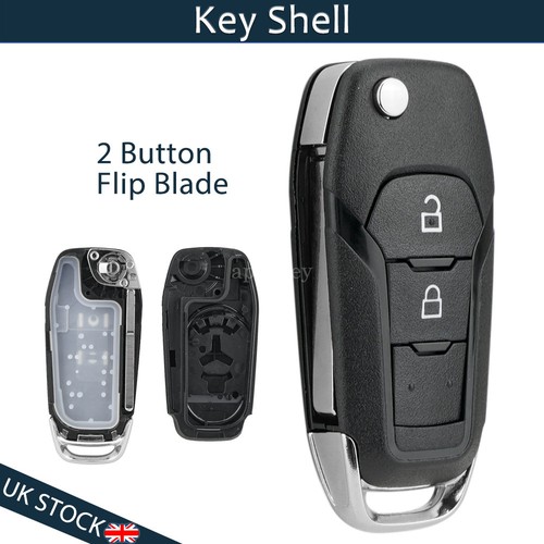 Button flip key fob - button, case