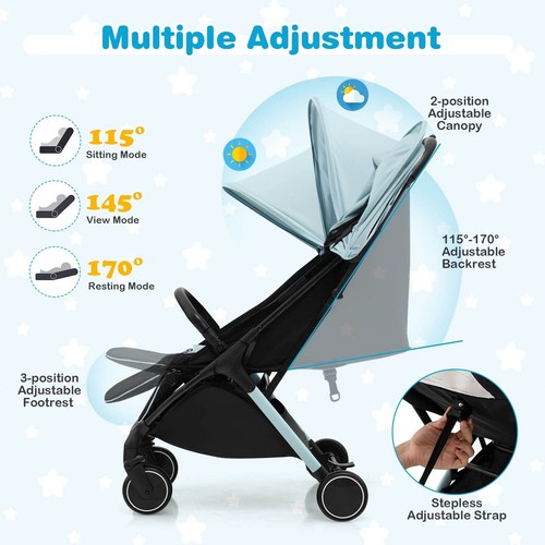 Foldable baby stroller - baby,
