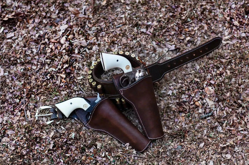 Handmade western dual holster - western,