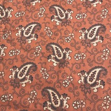 Vintage COTTON  Fabric Material Orange 4m x 1.1m SEWING  CRAFT Halloween 