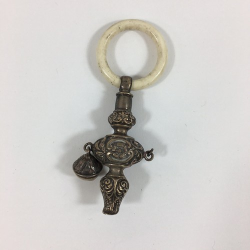 Antique solid silver babys - silver,