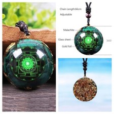 Malachite Orgonite Pendant