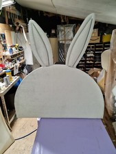 Unique rabbit headboard