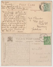 1910 arran ppcs - 1910/12, 2