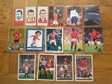 Selection of 15 Manchester United Trading Cards & Stickers