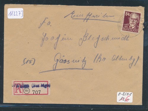 112273 reco letter - 112273), 1950