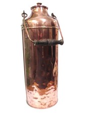 Large Victorian Copper Water/Milk Churn/Carrier