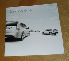 Saab Price List Brochure
