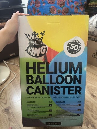Helium balloon canister - canister, 50x9