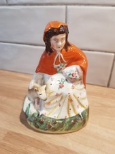 Staffordshire pottery seated - staffordshire,