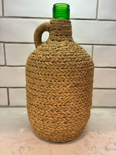 Vintage woven wicker grass - vintage, wicker/