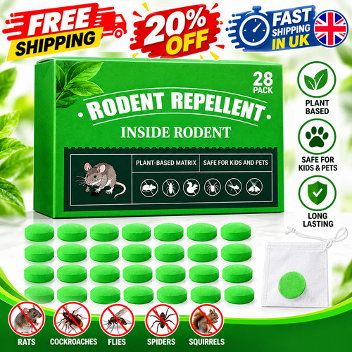Rat repellent balls pack - repellent, 28