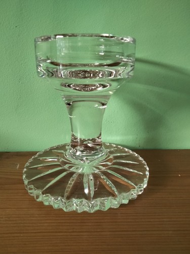 Galway crystal pillar candle - crystal,