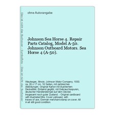 Johnson Sea Horse 4. Repair