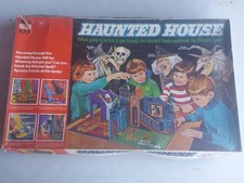 VINTAGE 1970s DENYS FISHER 'HAUNTED HOUSE' BOARD GAME ORIGINAL BOX, Incomplete