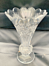Elegant 8" Cut Glass Crystal
