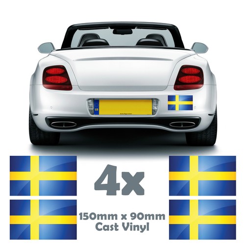 Sweden flag stickers - -, car