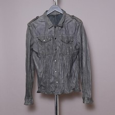 ALL SAINTS Leather Shirt