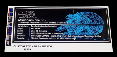 Custom decal for 10179 - for,
