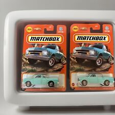 2024 MATCHBOX 1968 CHEVY C10 PICKUP TRUCK LOT OF 2 TRUCKS NEW
