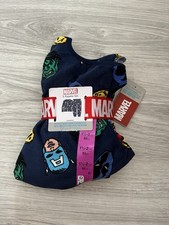 boys primark marvel navy fleece pyjamas size 1.5-2 years new with tags
