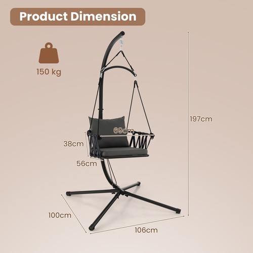 Garden patio hanging swing - patio,