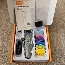 oneisall Dog Clippers & Paw Trimmer Dual Blade Grooming Kit Dog Grooming Clipper