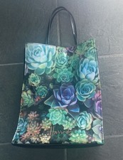 Harrods Limited Edition Floral PVC Tote Shopping Bag