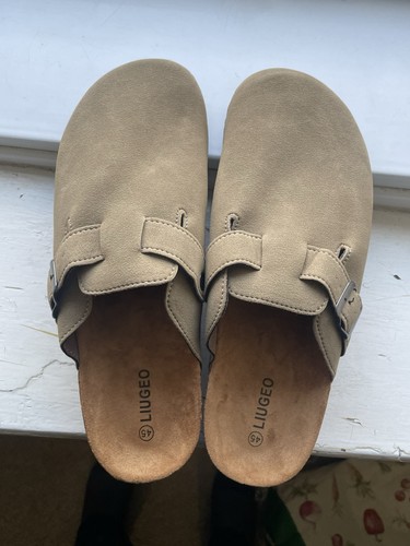 Brand new brown grey clogs - brown,