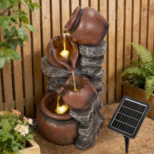 Resin garden stone water - stone,