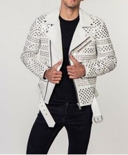 Men Studded Leather jackets