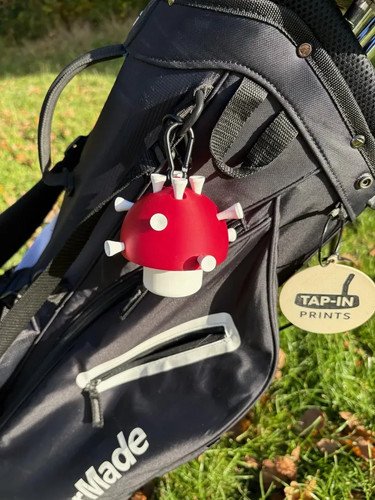 Golf tee holder 3d printed - golf,