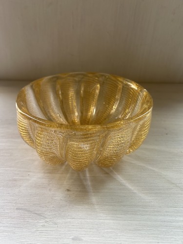 Barovier corded glass bowl - corded,