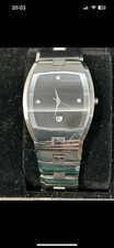 Mens Tungsten watch black dial