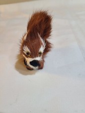 Vintage Real Fur Red Squirrel