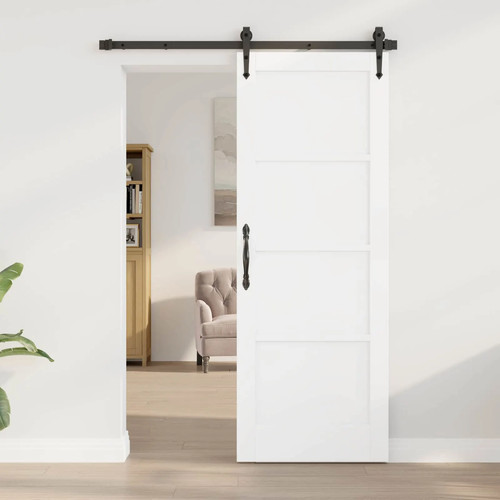 Sliding barn door - , white
