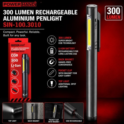 Powerhand 300 lumen - 300,