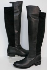 DUNE,LONDON BLACK LEATHER AND