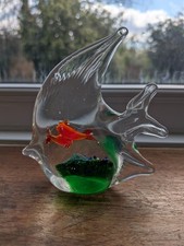 Art Glass Fish Paperweight